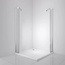 BelBagno Luce LUCE-AH-21-120/80-P-Cr Рифленое стекло/Профиль хром 120х80 Душевой уголок 120x80x195 см, Италия - фото 2