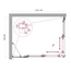 BelBagno Luce Прозрачное стекло / Профиль хром 115х90 Душевой уголок 90x115x195 см, Италия - фото 6