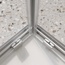 BelBagno Luce Прозрачное стекло / Профиль хром 115х90 Душевой уголок 90x115x195 см, Италия - фото 5
