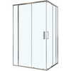 BelBagno Luce Прозрачное стекло / Профиль хром 115х90