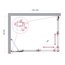 BelBagno Luce Прозрачное стекло / Профиль хром 120х90 Душевой уголок 90x120x195 см, Италия - фото 6