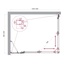 BelBagno Luce Прозрачное стекло / Профиль хром 125х100 Душевой уголок 100x125x195 см, Италия - фото 6