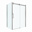 BelBagno Marino 2 Прозрачное стекло / Профиль оружейная сталь 140х100 Душевой уголок 100x140x195 см, Италия - фото 1