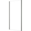 BelBagno Marino 2-FIX-90-C-GM Прозрачное стекло / Профиль оружейная сталь 90х195 Боковая панель 90x195 см, Италия - фото 1
