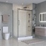 BelBagno Marino Прозрачное стекло / Профиль Оружейная сталь 120х90 Душевой уголок 90x120x195 см, Италия - фото 3