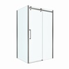 BelBagno Marino Прозрачное стекло / Профиль Оружейная сталь 120х90