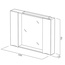 BelBagno Marino MARINO-SPC-1000/750-2A-BL-P Белый 100 Шкаф-зеркало 15x100x75 см, Италия - фото 7