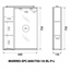 BelBagno Marino MARINO-SPC-600/750-1A-BL-P-L Белый Левый 60 Шкаф-зеркало 15x60x75 см, Италия - фото 12