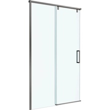 BelBagno Soft Close-1 Прозрачное стекло / Профиль Оружейная сталь 100х200 Душевая дверь 100x200 см, Италия - фото 1 - фото 1
