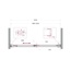 BelBagno Soft Close-1 Прозрачное стекло / Профиль Оружейная сталь 120х200 Душевая дверь 120x200 см, Италия - фото 11