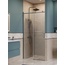 BelBagno Soft Close-2 Прозрачное стекло / Профиль Оружейная сталь 110х200 Душевая дверь 110x200 см, Италия - фото 5