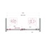 BelBagno Soft Close-2 Прозрачное стекло / Профиль Хром 120х200 Душевая дверь 120x200 см, Италия - фото 12