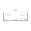 BelBagno Soft Close-2 Прозрачное стекло / Профиль Оружейная сталь 130х200 Душевая дверь 130x200 см, Италия - фото 12