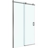 BelBagno Soft Close-2 Прозрачное стекло / Профиль Оружейная сталь 130х200