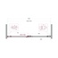 BelBagno Soft Close-2 Прозрачное стекло / Профиль Хром 150х200 Душевая дверь 150x200 см, Италия - фото 12