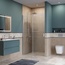 BelBagno Soft Close-2 Прозрачное стекло / Профиль Хром 150х200 Душевая дверь 150x200 см, Италия - фото 3