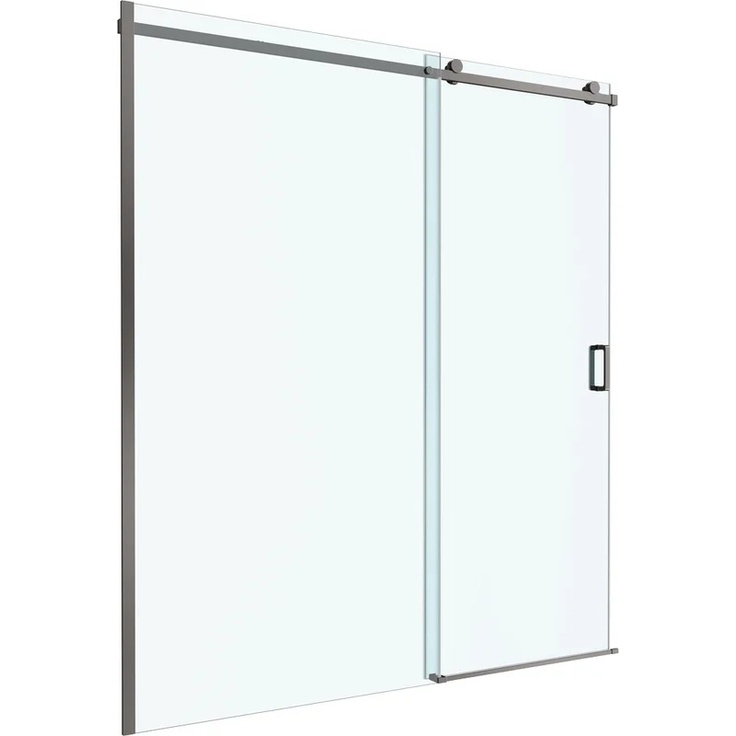 BelBagno Soft Close-2 Прозрачное стекло / Профиль Оружейная сталь 180х200 Душевая дверь 180x200 см, Италия - фото 1 BelBagno Soft Close-2 Прозрачное стекло / Профиль Оружейная сталь 180х200 Душевая дверь 180x200 см, Италия - фото 1