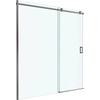 BelBagno Soft Close-2 Прозрачное стекло / Профиль Оружейная сталь 180х200