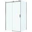 BelBagno Soft Close-2 Прозрачное стекло / Профиль оружеёная сталь 140х80 Душевой уголок 80x140x200 см, Италия - фото 1