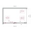 BelBagno Soft Close-2 Прозрачное стекло / Профиль оружеёная сталь 140х90 Душевой уголок 90x140x200 см, Италия - фото 12