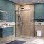 BelBagno Soft Close-2 Прозрачное стекло / Профиль оружеёная сталь 140х90 Душевой уголок 90x140x200 см, Италия - фото 5