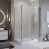 BelBagno Uno Текстурное стекло / Профиль хром 110х90