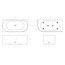 BelBagno Uno BB714-1700-800-R Белый 170х80 R с д/к Акриловая ванна 170x80x58 см, Италия - фото 7