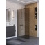 BelBagno Uno L-1-TB-100-BR-Cr Стекло Бронза / Профиль Хром 100х200 Душевая перегородка 100x200 см, Италия - фото 3