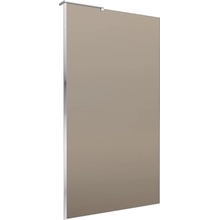 BelBagno Uno L-1-TB-100-BR-Cr Стекло Бронза / Профиль Хром 100х200 Душевая перегородка 100x200 см, Италия - фото 1 - фото 1