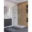BelBagno Uno L-1-TB-100-C-Cr Прозрачное стекло / Профиль Хром 100х200 Душевая перегородка 100x200 см, Италия - фото 4