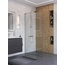 BelBagno Uno L-1-TB-100-C-Cr Прозрачное стекло / Профиль Хром 100х200 Душевая перегородка 100x200 см, Италия - фото 3