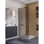 BelBagno Uno L-1-TB-90-BR-Cr Стекло Бронза / Профиль Хром 90х200 Душевая перегородка 90x200 см, Италия - фото 4 BelBagno Uno L-1-TB-90-BR-Cr Стекло Бронза / Профиль Хром 90х200 Душевая перегородка 90x200 см, Италия - фото 4