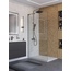 BelBagno Uno L-1-TB-110-C-GM Прозрачное стелко / Профиль Оружейная сталь 110х200 Душевая перегородка 110x200 см, Италия - фото 4