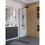 BelBagno Uno L-1-TB-60-C-GM Прозрачное стелко / Профиль Оружейная сталь 60х200 Душевая перегородка 60x200 см, Италия - фото 3