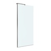BelBagno Uno L-1-TB-90-C-GM Прозрачное стелко / Профиль Оружейная сталь 90х200