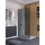BelBagno Uno L-1-TB-100-GR-Cr Стекло Графит  / Профиль Хром 100х200 Душевая перегородка 100x200 см, Италия - фото 4