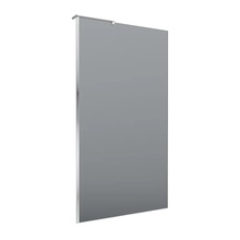 BelBagno Uno L-1-TB-100-GR-Cr Стекло Графит  / Профиль Хром 100х200 Душевая перегородка 100x200 см, Италия - фото 1 - фото 1