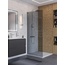 BelBagno Uno L-1-TB-90-GR-Cr Стекло Графит / Профиль Хром 90х200 Душевая перегородка 90x200 см, Италия - фото 4 BelBagno Uno L-1-TB-90-GR-Cr Стекло Графит / Профиль Хром 90х200 Душевая перегородка 90x200 см, Италия - фото 4