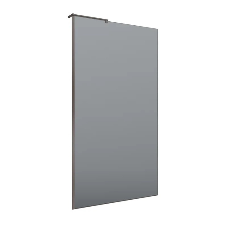 BelBagno Uno L-1-TB-100-GR-GM Стекло Графит / Профиль Оружейная сталь 100х200 Душевая перегородка 100x200 см, Италия - фото 1 BelBagno Uno L-1-TB-100-GR-GM Стекло Графит / Профиль Оружейная сталь 100х200 Душевая перегородка 100x200 см, Италия - фото 1