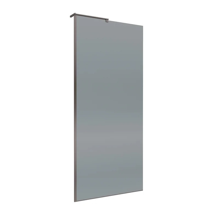 BelBagno Uno L-1-TB-90-GR-GM Стекло Графит / Профиль Оружейная сталь 90х200 Душевая перегородка 90x200 см, Италия - фото 1 BelBagno Uno L-1-TB-90-GR-GM Стекло Графит / Профиль Оружейная сталь 90х200 Душевая перегородка 90x200 см, Италия - фото 1