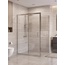 BelBagno Uno 195-AH-1-140/100-C-Cr Прозрачное стекло \ Профиль Хром 140х100 Душевой уголок 100x140x195 см, Италия - фото 3