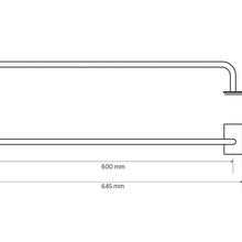 Bemeta Easy 163104040 Черный матовый 60 Полотенцедержатель 7,4x64,5x7,2 см, Чехия - фото 1 - фото 2