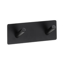 Bemeta Easy 163106270 Чёрный матовый Вешалка 3,8x11,5x4,5 см, Чехия - фото 1 - фото 1