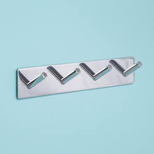 Bemeta Easy 163106291 Хром глянцевый Вешалка 3,8x25,3x4,5 см, Чехия - фото 1 - фото 2