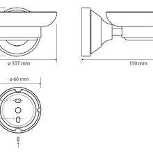 Bemeta Kera 144708027 Бронза Мыльница 15x10,7x6,6 см, Чехия - фото 1 - фото 2