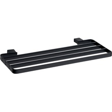 Bemeta Nero 135002180 Черный Матовый Полотенцедержатель 20,5x50x2 см, Чехия - фото 1 - фото 1