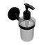 Bemeta Nox 102408020 Белый/Черный Дозатор для жидкого мыла 11,5x6,8x15 см, Чехия - фото 2 Bemeta Nox 102408020 Белый/Черный Дозатор для жидкого мыла 11,5x6,8x15 см, Чехия - фото 2