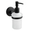 Bemeta Nox 102408020 Белый/Черный Дозатор для жидкого мыла 11,5x6,8x15 см, Чехия - фото 1 Bemeta Nox 102408020 Белый/Черный Дозатор для жидкого мыла 11,5x6,8x15 см, Чехия - фото 1