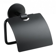 Bemeta Nox 102512010 Черный Держатель туалетной бумаги 5,5x13,8x13,5 см, Чехия - фото 1 - фото 1