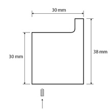Bemeta Via 135006012 Хром Крючок 3x1,7x3,8 см, Чехия - фото 1 - фото 2
